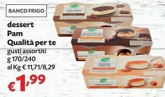 Pam Pam Dessert offerta