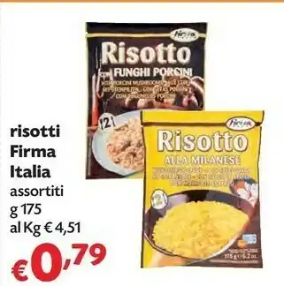 Pam Firma Italia Risotto Funghi Porcini offerta