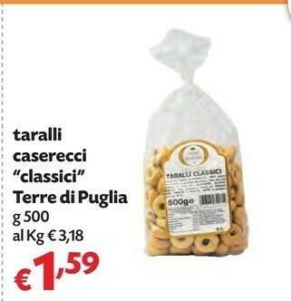 Pam Caserecci Taralli offerta