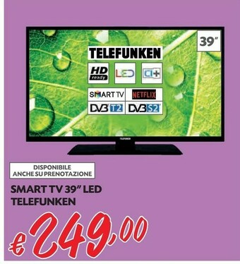 Telefunken Smart TV 39'' Led