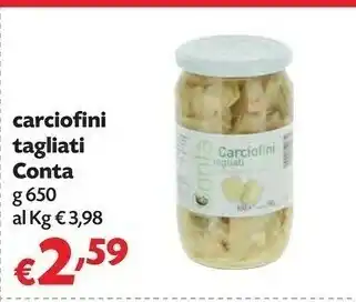 Pam Conta Carciofini Tagliati offerta