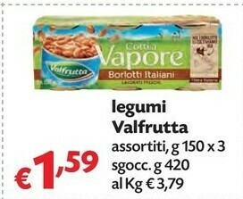 Pam Valfrutta Legumi offerta