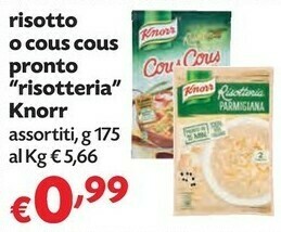 Pam Knorr Cous Cous Risotteria 175 G(ml) offerta