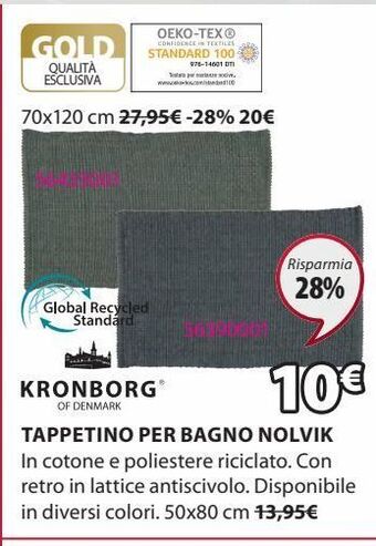 JYSK Tappetino da bagno offerta