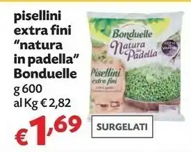 Pam Bonduelle Pisellini Extra Fini Natura In Padella offerta