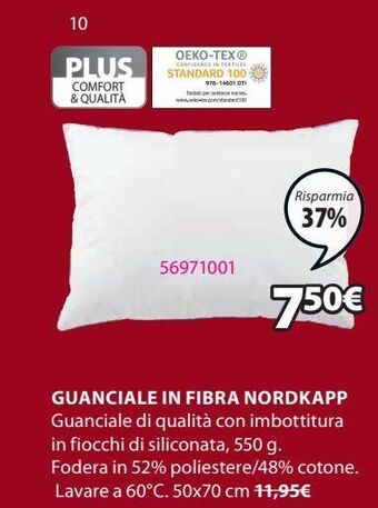 JYSK Guanciale in fibra offerta