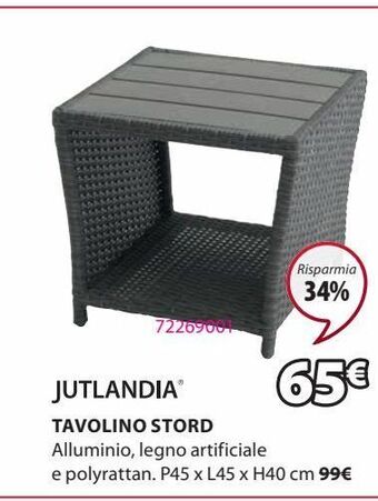 JYSK Tavolino offerta