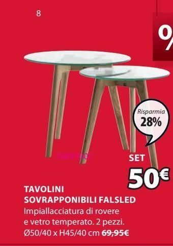 JYSK Tavolino offerta