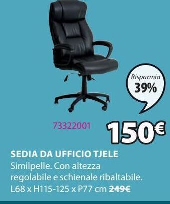 JYSK Sedia da ufficio offerta
