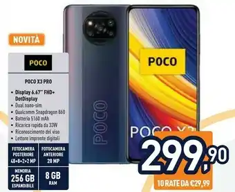 Unieuro Poco X3 Pro offerta