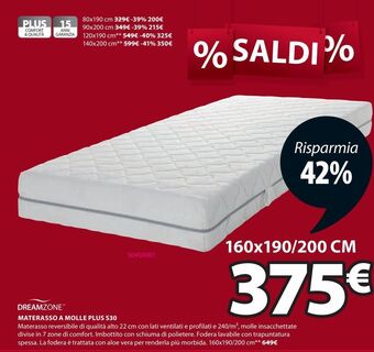 JYSK Materasso a molle plus s30 offerta