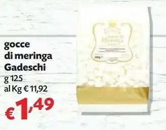 Pam Gadeschi Gocce Di Meringa offerta
