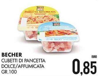 Mazzeo Giocattoli Becher Cubetti di Pancetta Dolce/Affumicata gr.100 offerta