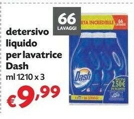 Dash Detersivo Liquido Per Lavatrice