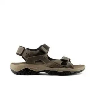 Scarpe&Scarpe Sandali uomo in pelle con velcro offerta