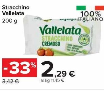 Carrefour Market Stracchino vallelata offerta