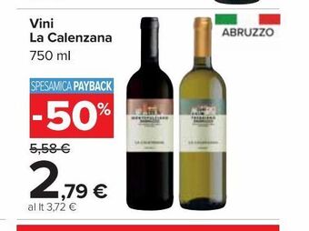 Carrefour Market Vini la calenzana offerta