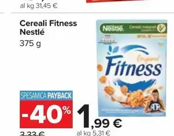 Carrefour Market Cereali fitness nestlé offerta
