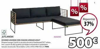 JYSK Divano lounge con chaise longue offerta