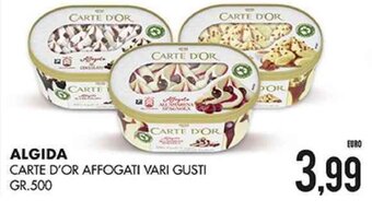 Mazzeo Giocattoli Algida Carte d'Or Affogati vari gusti gr.500 offerta