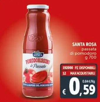 Deco Supermercati Santa rosa passata di pomodoro offerta
