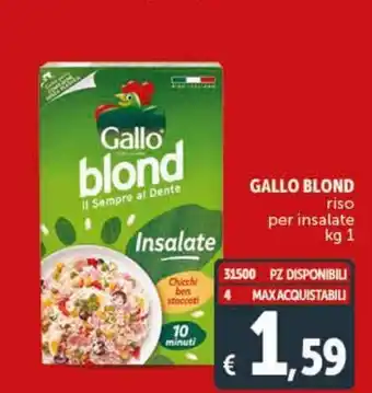 Deco Supermercati Gallo blond riso per insalate offerta