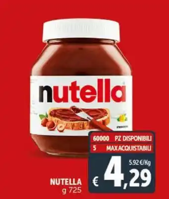 Deco Supermercati Nutella offerta