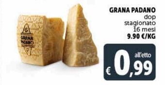 Deco Supermercati Grana padano dop stagionato 16 mesi offerta