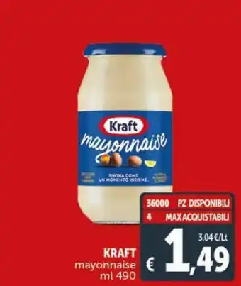 Deco Supermercati Kraft mayonnaise offerta