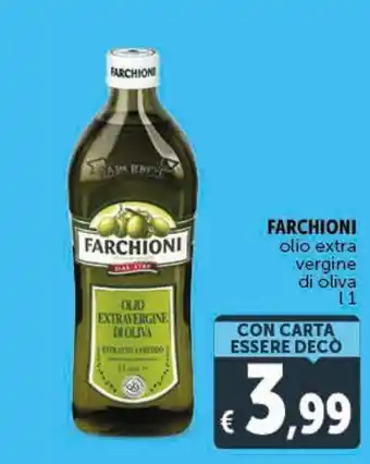 Deco Supermercati Farchioni olio extra vergine di oliva offerta