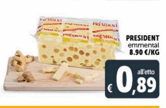 Deco Supermercati President emmental offerta