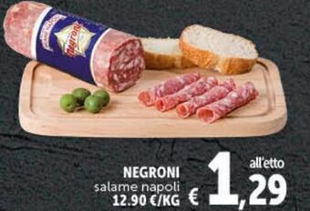 Deco Supermercati Negroni salame napoli offerta