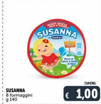 Deco Supermercati Susanna 8 formaggini offerta