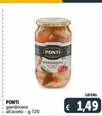 Deco Supermercati Ponti giardiniera all'aceto offerta