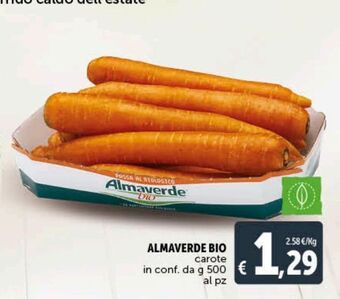 Deco Supermercati Almaverde bio carote offerta