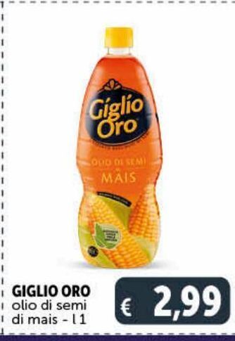 Deco Supermercati Giglio oro olio di semi di mais offerta