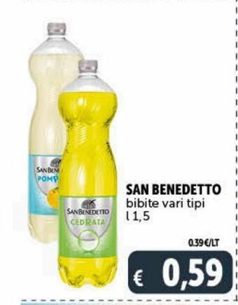 Deco Supermercati San benedetto bibite vari tipi offerta