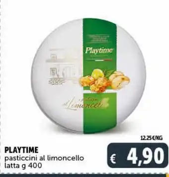 Deco Supermercati Playtime pasticcini al limoncello latta offerta