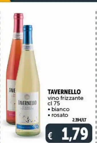 Deco Supermercati Tavernello vino frizzante, bianco, rosato offerta