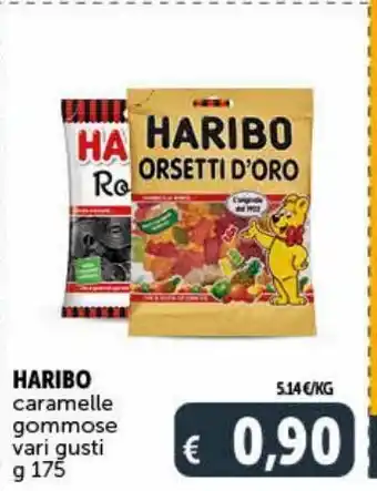Deco Supermercati Haribo caramelle gommose vari gusti g 175 offerta