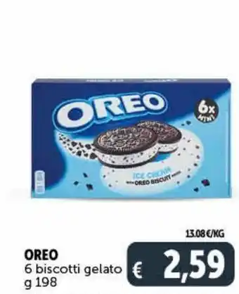 Deco Supermercati Oreo 6 biscotti gelato offerta