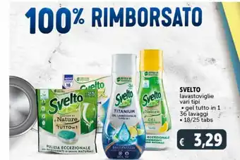 Deco Supermercati Svelto lavastoviglie vari tipi, gel tutto in 1 36 lavaggi offerta