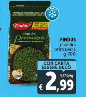 Deco Maxistore Piselli primavera findus offerta