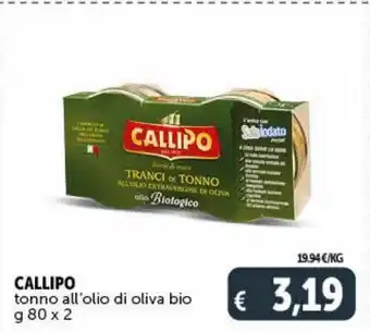 Tonno all' olio d'oliva bio callipo