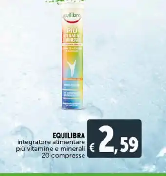 Integratore alimentare piu' vitamine e minerali equilibra