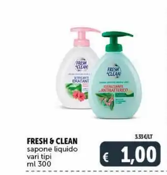 Sapone liquido fresh&clean