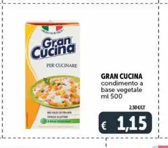 Deco Superstore Gran cucina condimento a base vegetale ml 500 offerta