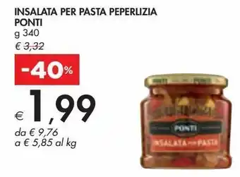 Bennet Insalata per pasta peperlizia ponti offerta