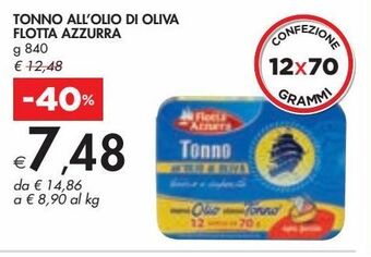 Bennet Tonno all'olio di oliva flotta azzurra offerta
