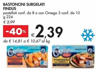 Bennet Bastoncini surgelati findus offerta